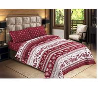 BIANCHERIAWEB Sacco Copripiumino Parure Piumino e Federa in 100% Cotone Made in Italy Completo Piumone