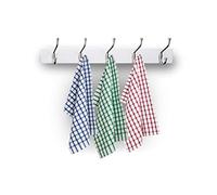 BIANCHERIAWEB Set 6 Strofinaccio Asciugamano Cucina in Cotone Tinto Filo Modello Tiffany