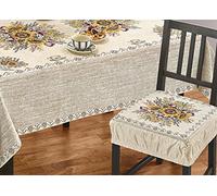 BIANCHERIAWEB Set Cuscini Coprisedia Imbottiti Cinigliati Sfoderabili Modello Floreale Sunlight Made In Italy Aletta 6Pz Sunlight