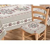 BIANCHERIAWEB Set Cuscini Coprisedia Imbottiti Cinigliati Sfoderabili Modello Tricot Made in Italy Aletta 6Pz Tricot