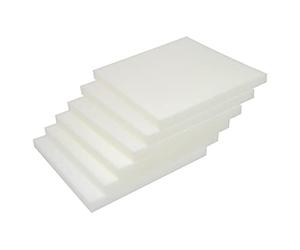 BIANCHERIAWEB Set Imbottiture Cuscini Materassi Gomma Piuma Lastre Poliuretano Espanso Cuscini Sedie Divani in Varie Misure Made in Italy