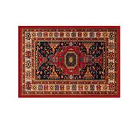 BIANCHERIAWEB Tappeto Antiscivolo Stampa Digitale Linea Emozioni D'Oriente Shirvan Arancio 108x154 Arancio