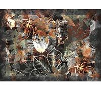 BIANCHERIAWEB Tappeto Arredo Antiscivolo da Camera E Salotto Linea D'artista By Suardi 100x160 Incisione Terra