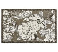 BIANCHERIAWEB Tappeto Arredo Salotto Antiscivolo Scendiletto Camera Dis. Aster By Suardi 65x110(Set 2) Fango