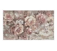 BIANCHERIAWEB Tappeto Arredo Salotto Antiscivolo Scendiletto Camera Dis. Rose By Suardi 65x300 Cipria