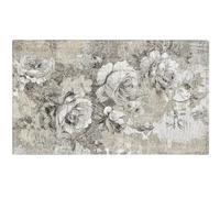BIANCHERIAWEB Tappeto Arredo Salotto Antiscivolo Scendiletto Camera Dis. Rose By Suardi 65x300 Tortora