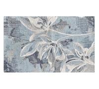 BIANCHERIAWEB Tappeto Arredo Salotto Antiscivolo Scendiletto Camera Dis.Vanilla By Suardi 85x150 Azzurro