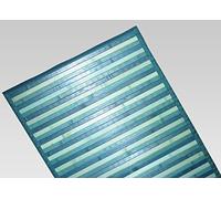 BIANCHERIAWEB Tappeto Bamboo Degradè in Varie Colorazioni 50x100 cm Azzurro