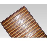 BIANCHERIAWEB Tappeto Bamboo Degradè Passatoia Cucina Antimacchia Bambù Antiscivolo Runner Corsia Resistente