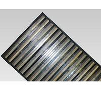 BIANCHERIAWEB Tappeto Bamboo Degradè Passatoia Cucina Antimacchia Bambù Antiscivolo Runner Corsia Resistente