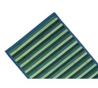 BIANCHERIAWEB Tappeto Bamboo Degradè Passatoia Cucina Antimacchia Bambù Antiscivolo Runner Corsia Resistente