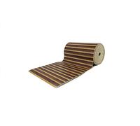 BIANCHERIAWEB Tappeto Bamboo Passatoia Antiscivolo Degradè Colore Marrone 50x180 Marrone