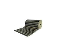 BIANCHERIAWEB Tappeto Bamboo Passatoia Antiscivolo Degradè Colore Nero 50x320 Nero