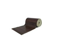 BIANCHERIAWEB Tappeto Bamboo Passatoia Antiscivolo in Tinta Unita Colore Marrone 50x140 Marrone