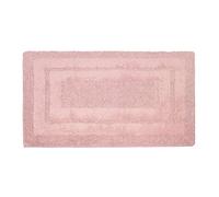 BIANCHERIAWEB Tappeto Casa Bagno Cotone Spugna Morbida Tinta Unita Antiscivolo Sirio Rosa 50x80 Rosa