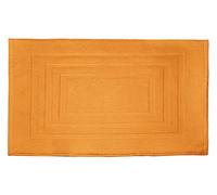 BIANCHERIAWEB Tappeto Casa Bagno Morbido 50x65cm Tinta Unita 100% Cotone Modello Sophie Tappeto Arancio