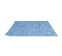 BIANCHERIAWEB Tappeto da Bagno Modello Animalier 60x120 cm Azzurro