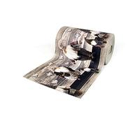 BIANCHERIAWEB Tappeto Passatoia Cucina Antiscivolo Sottolavello Digitale Disegni Natalizi 50x230 Elfo Marrone