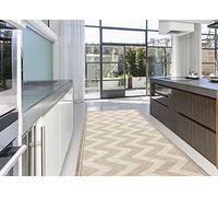 BIANCHERIAWEB Tappeto Passatoia Cucina Corsia Retro Antiscivolo Disegni New Varie Fantasie By Suardi 55x140 Nordic Beige
