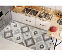 BIANCHERIAWEB Tappeto Passatoia Cucina Corsia Retro Antiscivolo Disegno Avana Colore Tortora By Suardi 55x240 Tortora