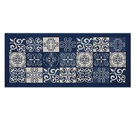 BIANCHERIAWEB Tappeto Passatoia Cucina Retro Antiscivolo Runner Corsia Sottolavello Lavabile Disegno Maiolica by Suardi