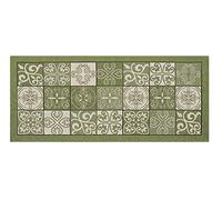 BIANCHERIAWEB Tappeto Passatoia Cucina Retro Antiscivolo Runner Corsia Sottolavello Lavabile Disegno Maiolica by Suardi
