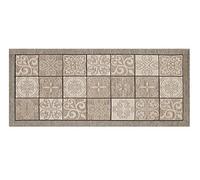 BIANCHERIAWEB Tappeto Passatoia Cucina Retro Antiscivolo Runner Corsia Sottolavello Lavabile Disegno Maiolica by Suardi