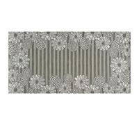 BIANCHERIAWEB - Tappeto Passatoia Runner Cucina Antiscivolo Lavabile Disegno Sole Grigio Suardi 55x115 Grigio