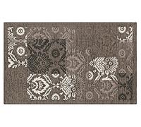 BIANCHERIAWEB Tappeto Velour 85x150 cm Antiscivolo Modello Ghibli By Suardi, Fango