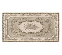 BIANCHERIAWEB Tappeto Velour Antiscivolo Disegno Operà By Suardi 65x110(2Tappeti) Tortora
