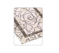 BIANCHERIAWEB Tappeto Velour Antiscivolo Modello Camelia By Suardi