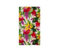BIANCHERIAWEB Telo Mare Grande 100x180 Spugna Spiaggia Piscina Maui Flower D15