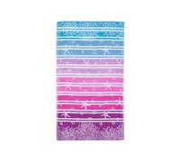 BIANCHERIAWEB Telo Mare Jacquard Spugna Asciugamano Spiaggia Disegno Lanzarote Degradè Telo Mare Rosa