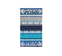 BIANCHERIAWEB Telo Mare Jacquard Spugna Asciugamano Spiaggia Disegno Malta Telo Mare Blu-Azzurro