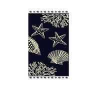 BIANCHERIAWEB Telo Mare Spugna Jacquard Asciugamano Spiaggia Piscina Fantasia Colorata Disegno Baleari Notte