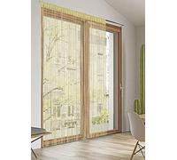 BIANCHERIAWEB Tenda Antimosca Antirumore Caduta Pannello Porta Finestra Casa Multistring Silver 140x290 Crema