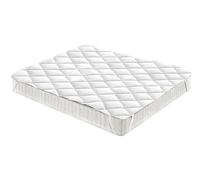 BIANCHERIAWEB Topper Coprimaterasso Imbottito Trapuntato con Elastici agli Angoli Modello LH Piazza E Mezza Topper