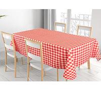 BIANCHERIAWEB Tovaglia Cucina Copritavolo 100% Cotone Made Italy Disegno Rustica Quadretti RP 140x140 Rustica