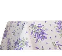 BIANCHERIAWEB Tovaglia Cucina e Salotto Disegno Lavanda Made in Italy Copri Tavolo in 100% Cotone 140x240 cm