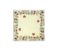 BIANCHERIAWEB Tovaglia Natale Centrino Runner Tavolo Centrotavola Gnomo Fiocco Neve 100x100 Gnomo Fiocco Neve