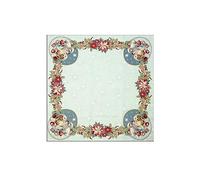 BIANCHERIAWEB Tovaglia Natale Centrino Runner Tavolo Centrotavola Natalizio Cagnolini 100x100 Cagnolini