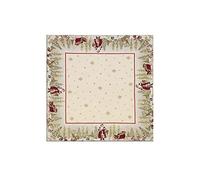 BIANCHERIAWEB Tovaglia Natale Centrino Runner Tavolo Centrotavola Natalizio Gobelin Babbo Tree 100x100 Babbo Tree