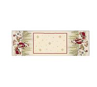 BIANCHERIAWEB Tovaglia Natale Centrino Runner Tavolo Centrotavola Natalizio Gobelin Babbo Tree 40x100 Babbo Tree