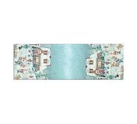 BIANCHERIAWEB Tovaglia Natale Centrino Runner Tavolo Centrotavola Natalizio Gobelin Paesaggio 40x100 Paesaggio