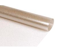 BIANCHERIAWEB Tovaglia Natalizia Antimacchia Plastificata PVC Trasparente Oro Proteggi Tavolo 140x240 Oro