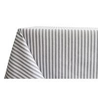 BIANCHERIAWEB Tovaglia per Salotto Cucina in Miros Misto Cotone Made in Italy Bastoncino RP 140x240 Grigio