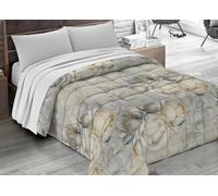 BIANCHERIAWEB Trapunta Piumone Letto Invernale 300gr Microfibra Stampa Digitale Linea Flora 2 Piazze D9