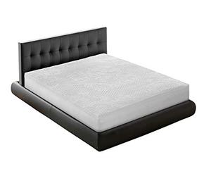 BIANCHERIAWEB Traversa Coprimaterasso Per Letto In Spugna 100% Cotone Jacquard Made In Italy Angoli Elasticizzati Piazza E Mezza Bianco 450gr/mq