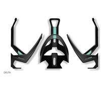 Bianchi - Portaborraccia in carbonio modello DELTA, colore nero opaco/Celeste, peso 27 grammi, codice C9020119.