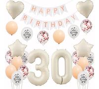 Bianchi retrò Palloncini 30 Anni compleanno donna compleanno Palloncini 30 Anni donna decorazione compleanno 30 Anni Palloncini donna compleanno 30 Anni donna decorazione Palloncino 30 Anni donna